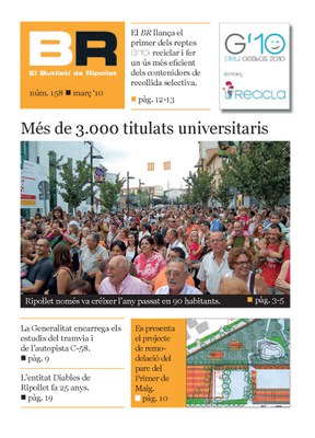 Butlletí número 158 (Març 2010)