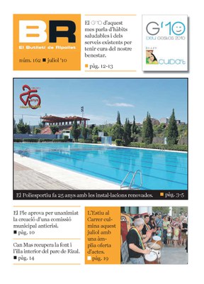 Butlletí número 162 (Juliol 2010)