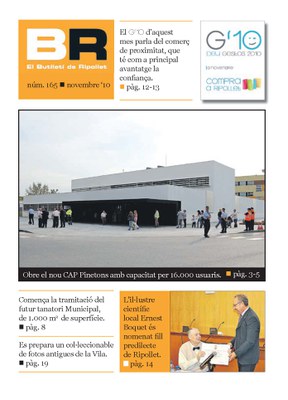 Butlletí número 165 (Novembre 2010)