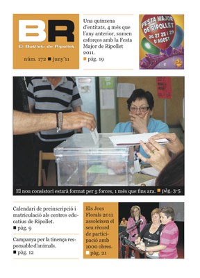 Butlletí número 172 (Juny 2011)