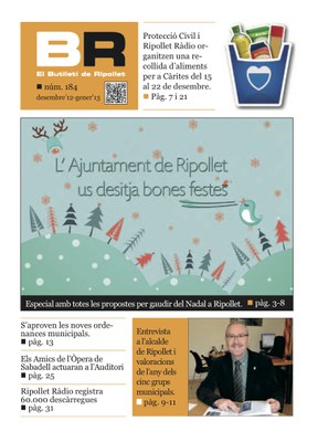 Butlletí número 184 (Desembre 2012-Gener 2013)