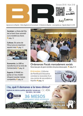 Butlletí número 218 (octubre de 2016)