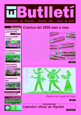 Butlletí número 123 (Gener 2007)