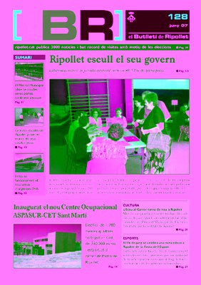 Butlletí número 128 (Juny 2007)