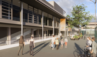 Simulació de la 2a fase del Poliesportiu Municipal.