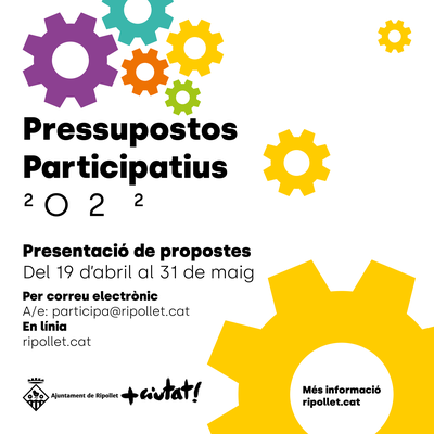 L'Ajuntament obre a tota la ciutadania els Pressupostos Participatius.