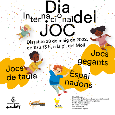 Ripollet celebra el Dia Internacional del joc amb una jornada intergeneracional.