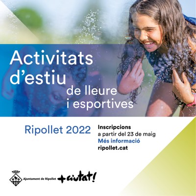 El 23 de maig s'inicien les inscripcions als Casals d'estiu 2022.