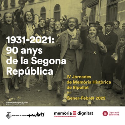La Segona República protagonitza les IV Jornades de Memòria Històrica de Ripollet.