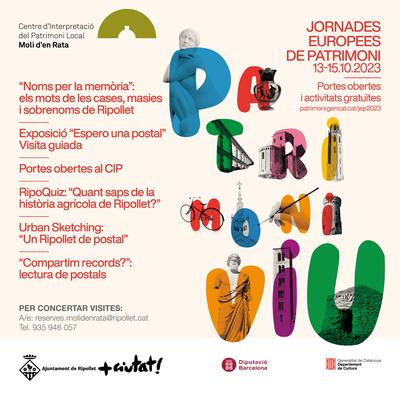Les Jornades Europees de Patrimoni 2023 aposten per recuperar la memòria local a través de records i postals.