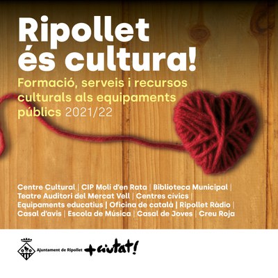 La guia 'Ripollet és cultura!' torna a recollir l’oferta local de cursos i tallers.