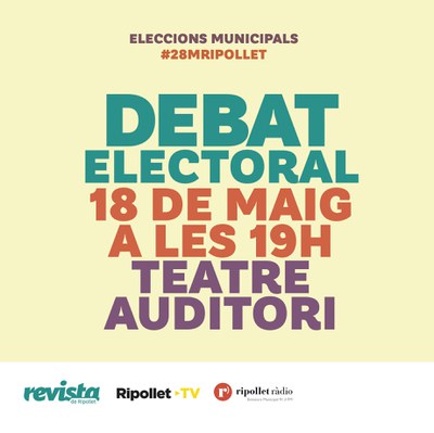 La ràdio municipal i la Revista de Ripollet coorganitzen el debat de candidats a les Municipals.