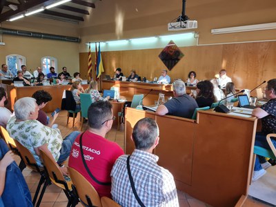 Ple extraordinari per a aprovar les ordenances fiscals 2024.