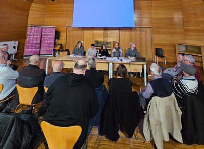Reunió amb representants d'entitats veïnals per explicar el procés participatiu 12/02/24.