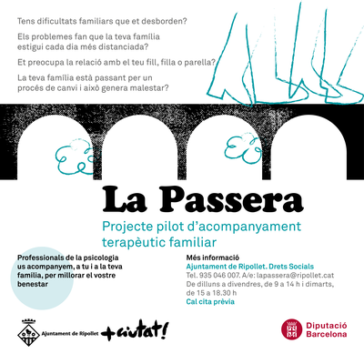 L'Ajuntament posa en marxa el projecte de teràpia familiar 'La Passera'.