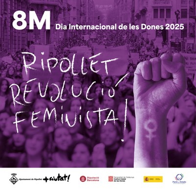 Ripollet fa una crida a la revolució feminista per la igualtat de drets.