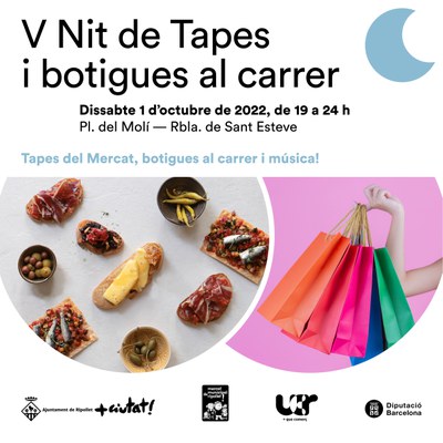 Torna la Nit de tapes del Mercat i les botigues al carrer.