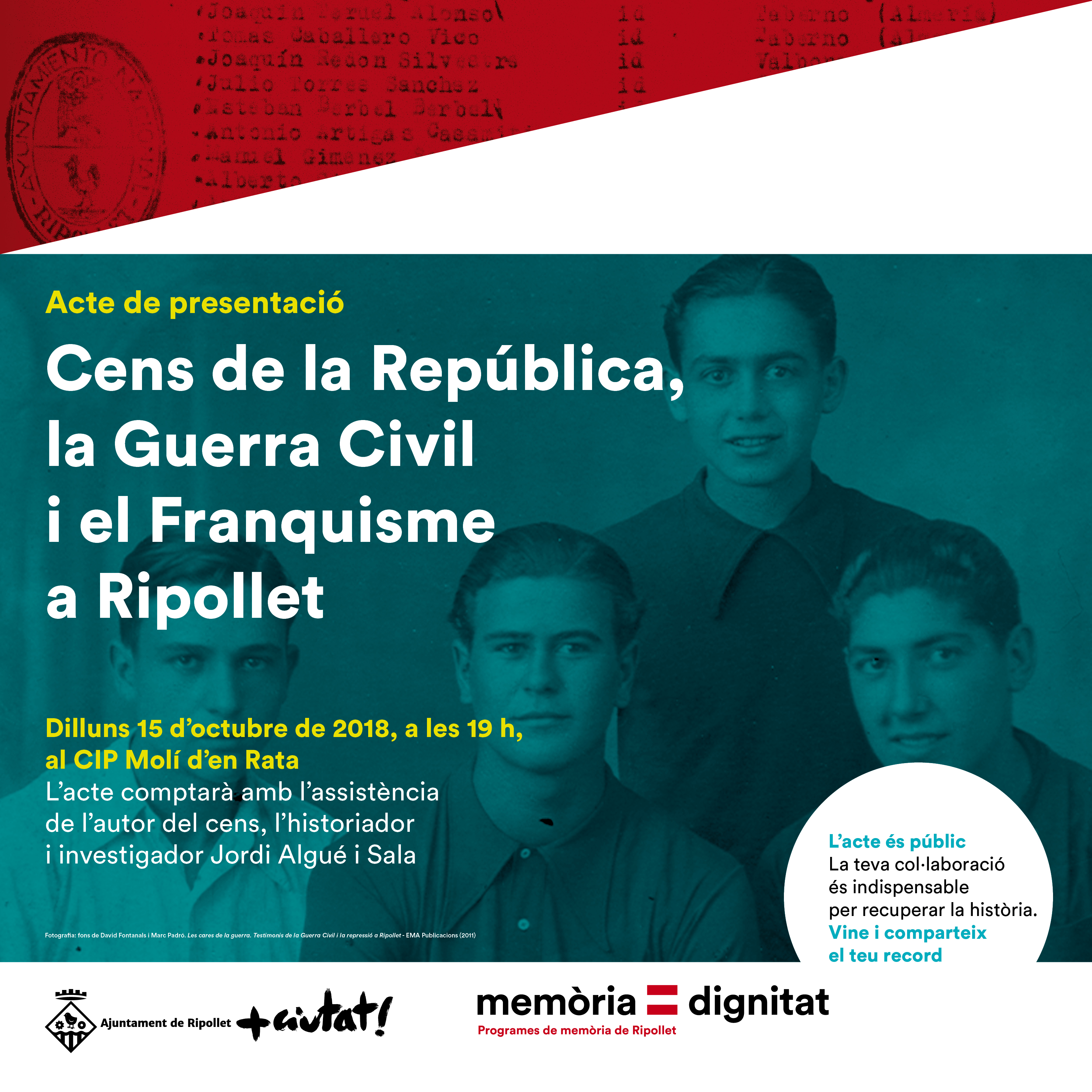 Cartell Cens de la República