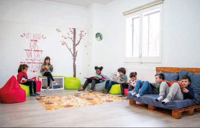 Escola Anselm Clavé imatge de l'interior