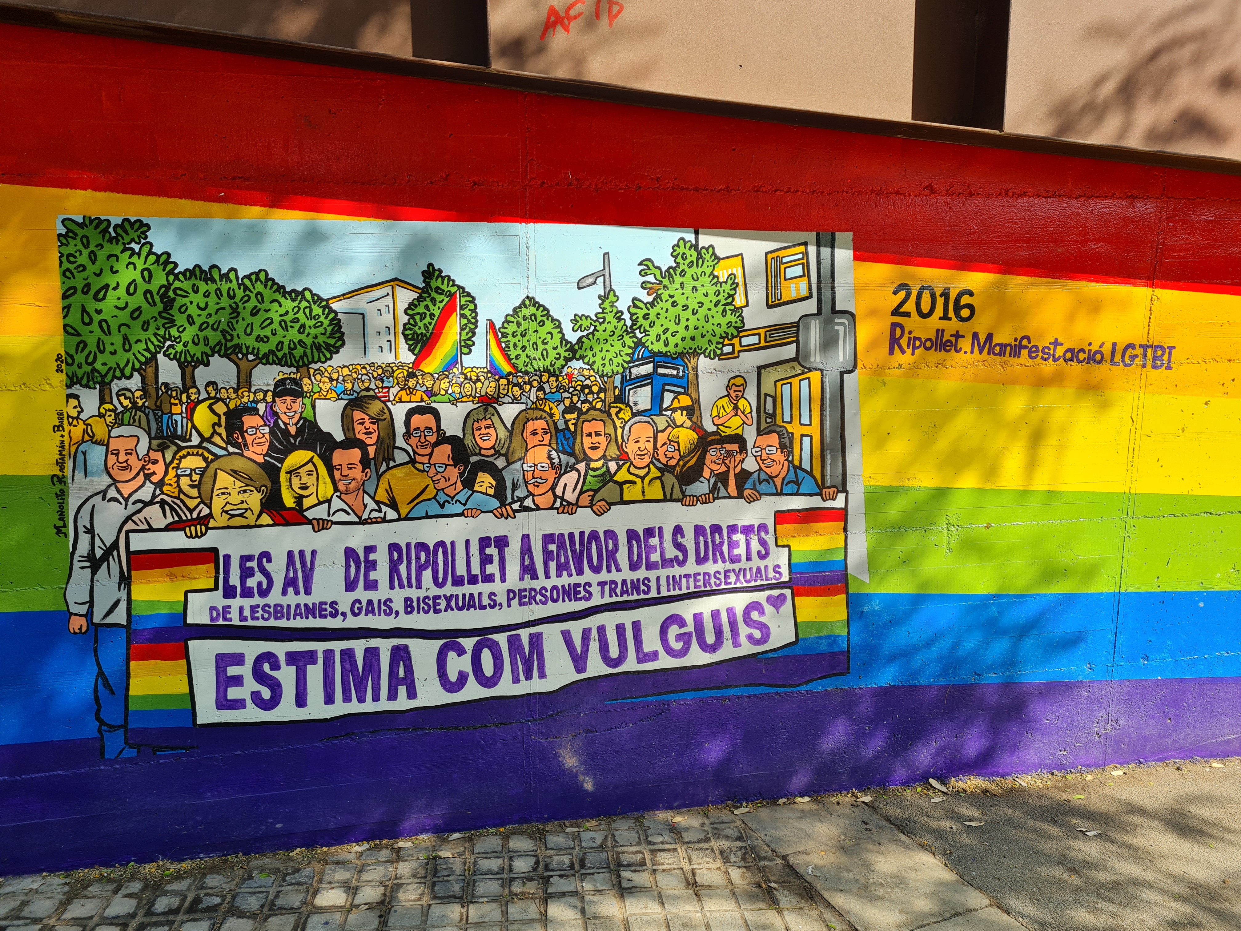 Manifestació orgull LGTBI Ripollet