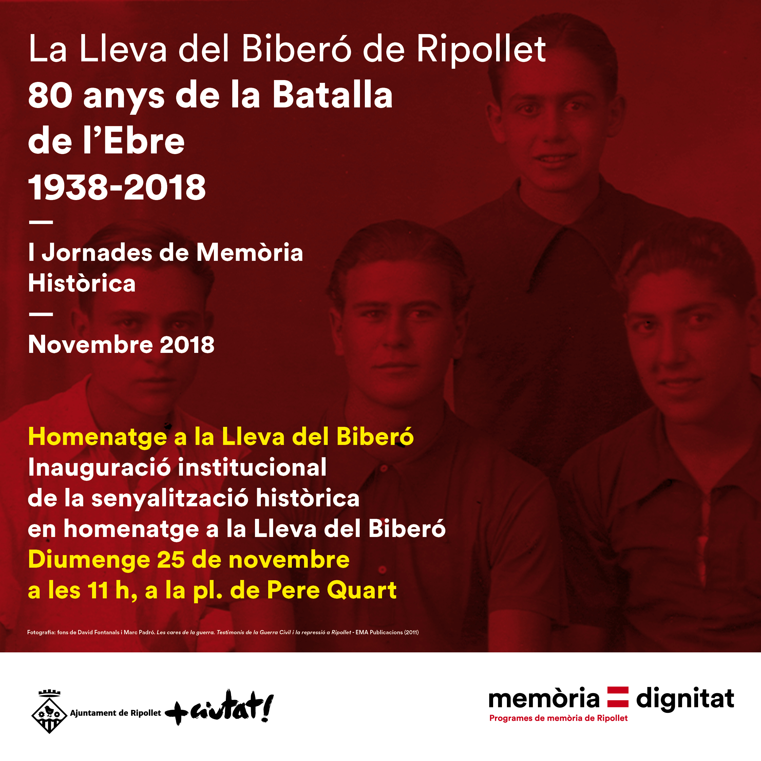 Cartell 1a Jornades de memòria