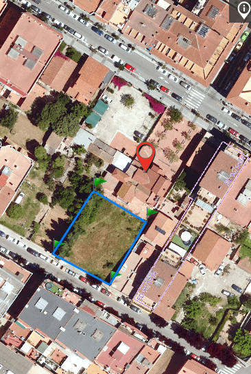 Plànol ubicació amfiteatre Argentera